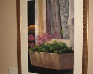 Original oil on canvas, matted and framed by local Barrington artist
