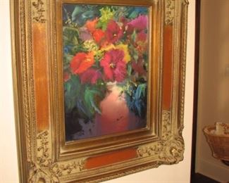 Original oil on canvas, matted and framed by local Barrington artist