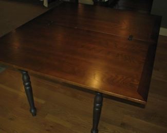 flip top table, opened