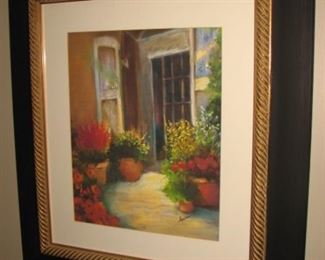 Original oil on canvas matted and framed by local Barrington artist