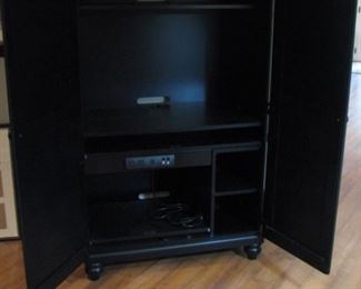 black cabinet