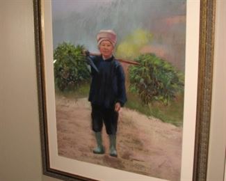 Original oil on canvas matted and framed by local Barrington artist