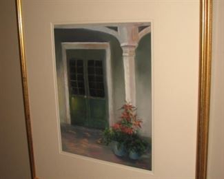 Original watercolor paintings, matted and framed, by a local Barrington artist