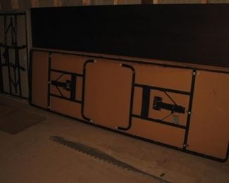 8' folding table