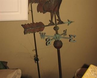 vintage copper weather vane