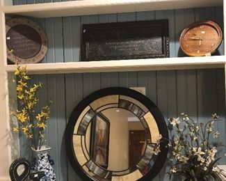 Accent Mirrors and lots of fun decor!
