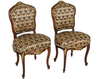 27. Pair of Louis XV Style Side Chairs