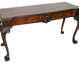 30. Georgian Style Convertible Side Dining Table