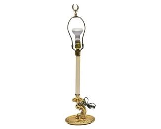 86. Murray Feiss Brass Candlestick Lamp