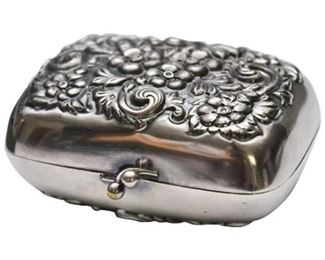 93. Silver Plated Trinket Box