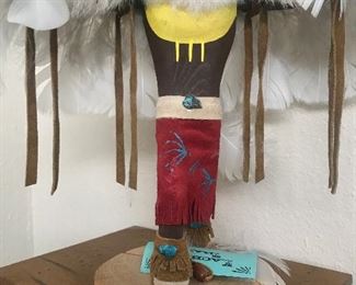 Kachina Doll, signed TT Braton Wright 