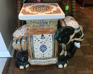 Elephant Garden Stool