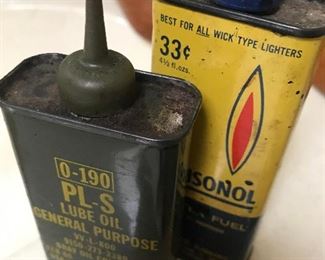 Vintage Oil Cans 