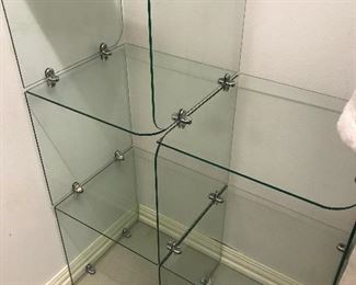 Glass Book Shelves