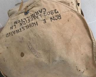  Vintage Boy Scott Back Pack, loaded with goodies 