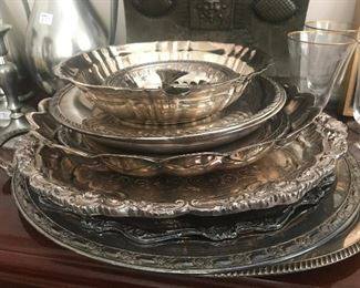 Silver Plated Serving Trays