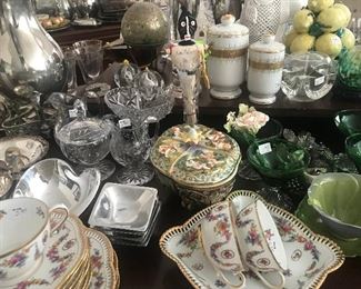 Porcelain, China, Crystal, Decoratives 