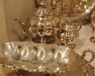 Mexican Sterling TRAYS and Service Bowls