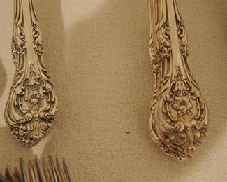 Great Large GORHAM Sterling Flatware Set