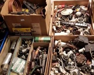 Parts and pieces to radios, looking for something
