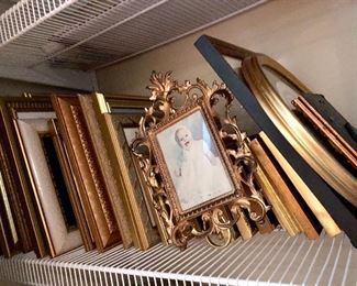 Picture frames every shape , size and color