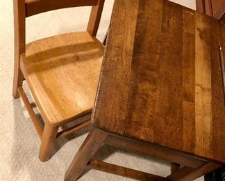 Child's desk and Child's chair
