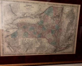 Antique Map - New York