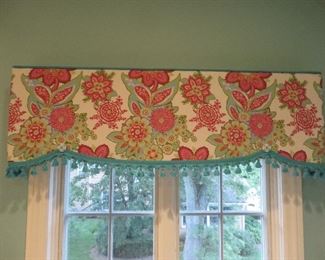 Floral Window Treatment (total of 2)
