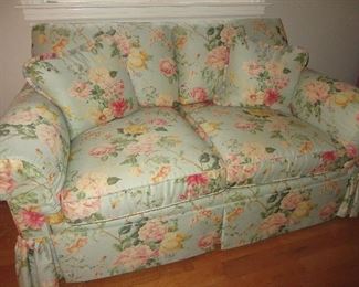 Custom Floral Fabric Upholstered Love Seat
Henredon
