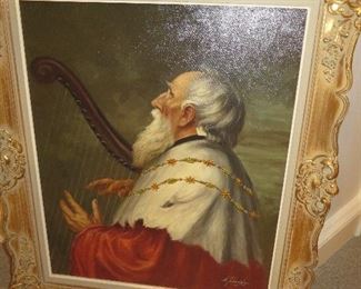 Man playing Harp Painting
Alfons Schneider
