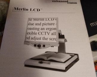 CLOSE-UP...MERLIN LCD ENHANCED VISION MACHINE / VIEWER