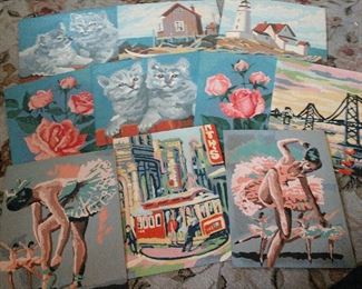 VINTAGE PAINT-BY-NUMBERS