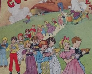 VINTAGE 20S 30S CHILD MOTHER GOOSE NURSERY BOOK