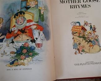 CLOSE-UP...MOTHER GOOSE BOOK