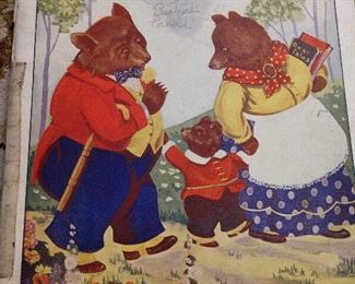 VINTAGE " THE THREE BEARS " BOOK