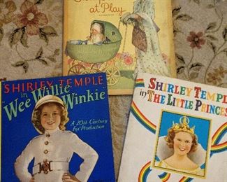 VINTAGE SHIRLEY TEMPLE BOOKS...GREAT GRAPHICS!!