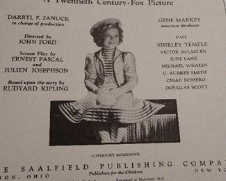 CLOSE-UP....SHIRLEY TEMPLE 30S BOOK