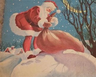 VINTAGE 30S THE NIGHT BEFORE CHRISTMAS BOOK