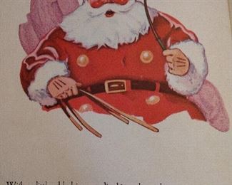 CLOSE-UP... SANTA ..NIGHT BEFORE CHRISTMAS
