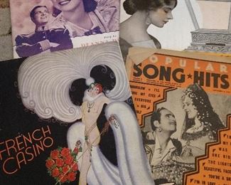 VINTAGE 20S / 30S SHEET MUSIC
