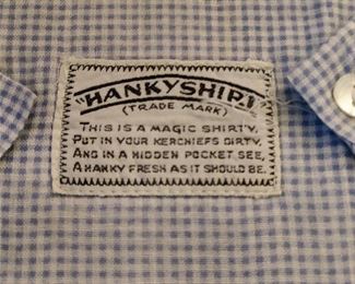CLOSE-UP...HANKY SHIRT