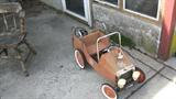 1938 TOY PEDAL CAR FIRETRUCK IN ORIGINAL CONDITION