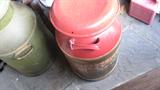 2 MILK CANS FROM THE 1800,S IN VERY GOOD CONDITION