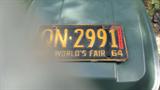 1964 WORLD FAIR PLATE ALSO A SET OF 1914 NY LICENSE PLATES THE 1ST YEAR FOR NY STATE