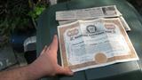 WORLD FAMOUS BERNIE MADOFF 1ST EVER SIGNED STOCK CERTIFICATE