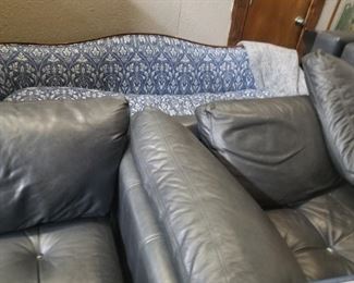 large leather sectional it will fill the movie theater room or a spacious living room or patio addition,  Perfect for date night and cuddling