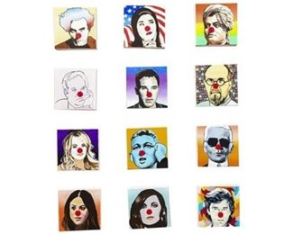 11. Brand, Lois American 21st C., Clown Portraits