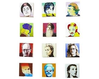 12. Brand, Lois American 21st C., Group Lot of Portraits