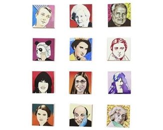 13. Brand, Lois American 21st C., Group Lot of Portraits