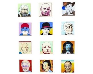 15. Brand, Lois American 21st C., Group Lot of Portraits